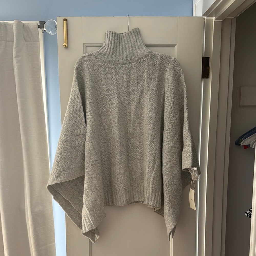 Cozy Gray Turtleneck Sweater